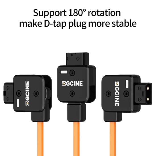 ZGCINE D-Tap to LPE17 for Canon Dummy Battery Cable(braided wire）